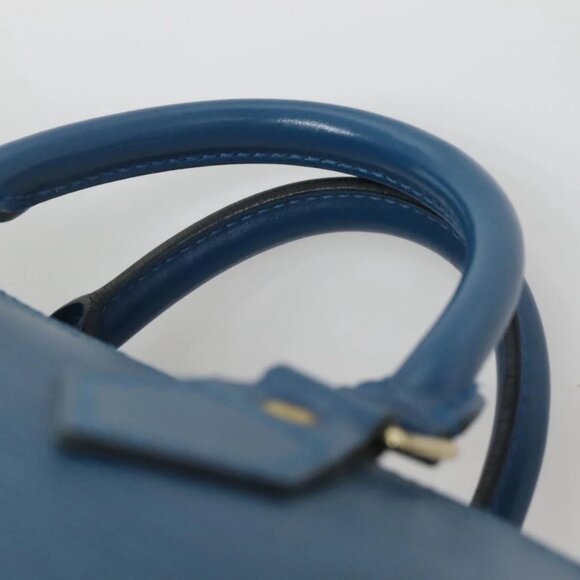 LOUIS VUITTON Epi Speedy 30 Hand Bag Toledo Blue - Picture 9 of 15